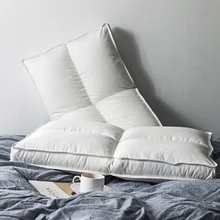 LFH стеганая подушка из микрофибры, стандартная Антибактериальная элегантная домашняя текстильная подушка для сна, 48x74 см, забота о здоровье шеи