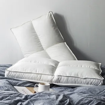 

LFH Quilted Microfiber Pillow Standard Antibacterial Elegant Home Textile Pillow For Sleeping 48x74cm Neck Health Care