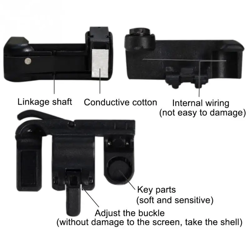 Мобильный телефон игровой триггер L1R1 шутер контроллер для PUBG ножи из правил выживания контроллер стрелок Кнопка огня