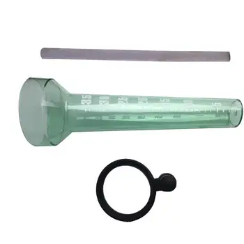 

Rain Gauge Garden Outdoor Single-Type Rain Observation Record Small Wooden Stick Inserted Everywhere Agricultural Technician