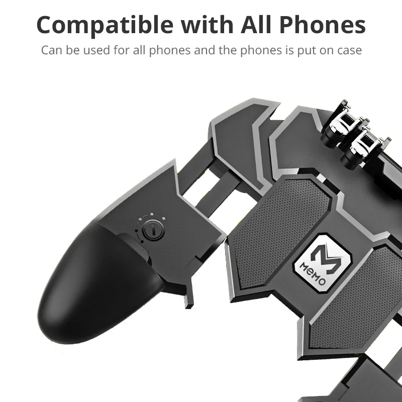  PUBG Mobile Gaming Controller Gamepad Handle Trigger Fire Button 4 Triggers Shooter Game Accessorie