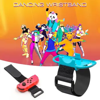 

2 Pack Just Dance Adjustable Wristbands Set Compatible For Nintendo Switch Joy-Con Gamepad With Adjustable Hook And Loop Strap