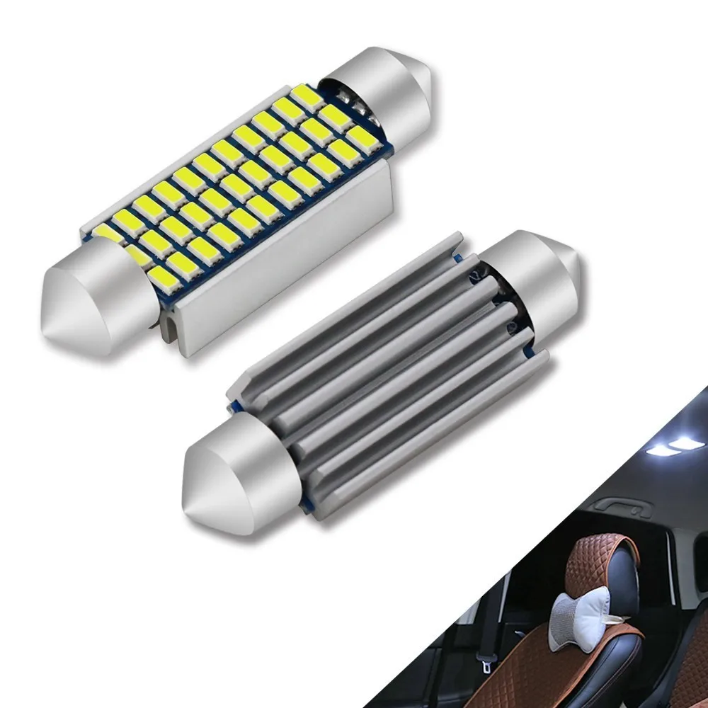 Фестон без ошибок Canbus C5W C10W Автомобильная внутренняя лампа 3014 SMD стайсветильник