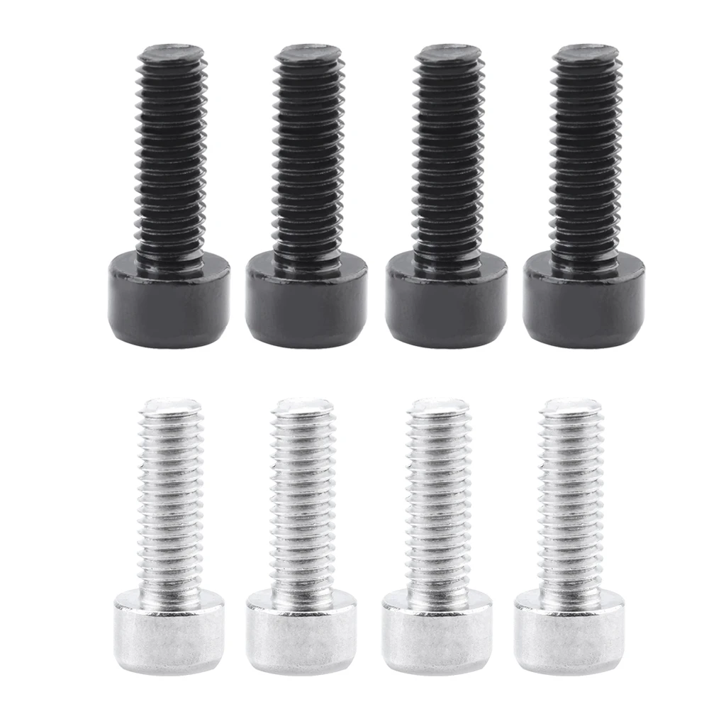 

8Pcs/Pack Mountain Road Bike MTB Water Bottle Cage Holder Bolts M5 Aluminium Alloy Hex Socket Threaded Screws Replacement