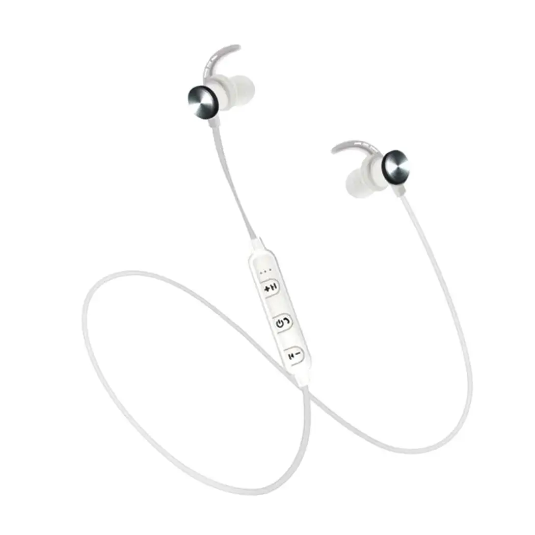 Bluetooth стерео наушники гарнитура Беспроводной магнитные V5.0 10 м черный белый 150 H 6