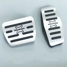 2 шт. Автомобильная алюминиевая педаль тормоза+ крышка педали акселератора для Jeep Renegade