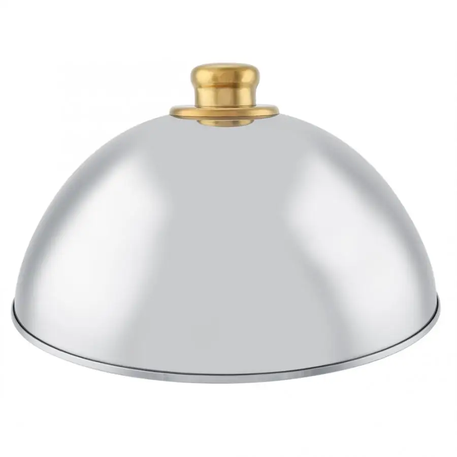 

Zerodis Stainless Steel Mesh Pot Lid Cover Kitchen Dining Food Pan Cover Serving Platter Lid Dome Plate Cover