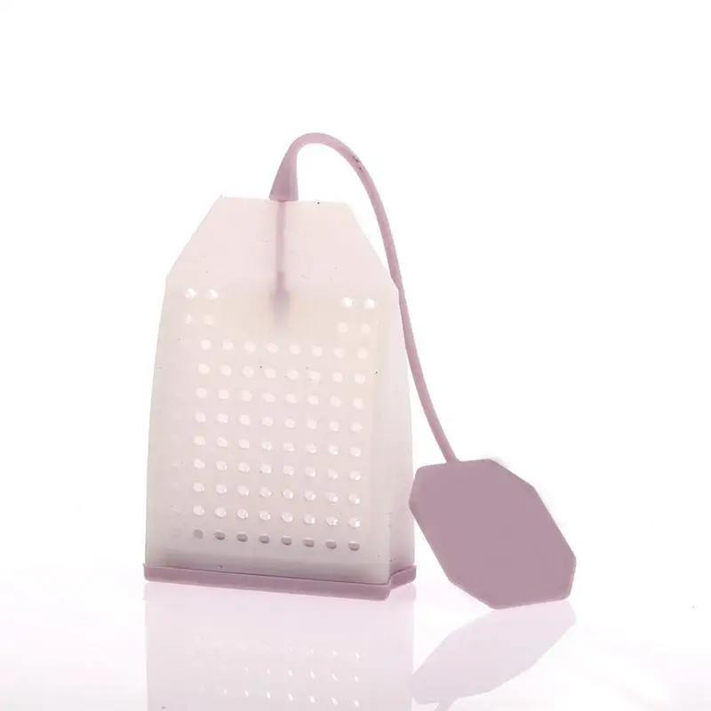 

Bag Shaped Silicone Tea Filter Accessories Multi-purposeTea Leak Brine Ingredients Herbs Strainer Hot Pot Soup Maker