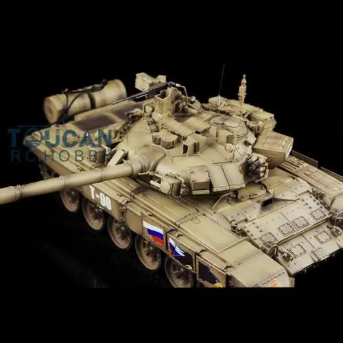 HengLong 1/16 масштаб Русский T90 rc Танк 3938 Модернизированный металлический Ver треки желтый TH00163