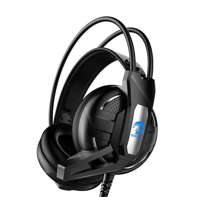 

Headset Profession 7.1 Gaming Headset Surround Stereo Sound USB With Microphones Computer Music Headphones For PC- Black