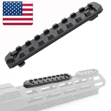 США 9 слотов M-lok сечение крепление 20 мм Пикатинни Вивер рельсовая база для винтовки Охота поддержка Прямая поставка