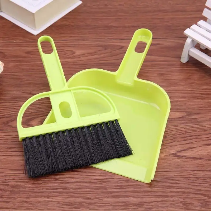 

Mini Plastic Broom Brush Set Baby Kids Educational Toy Pet Cleaning Tool