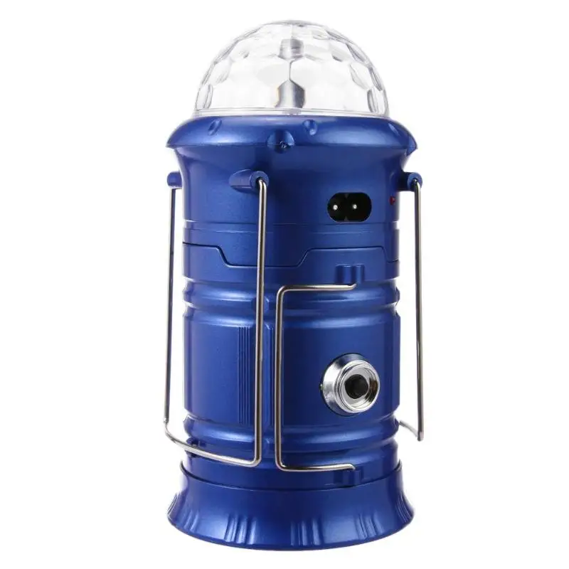 

Rechargeable LED Lantern Camping Night Light Flame Lamp Stage Light EU Plug Lighting effect Lamp Light Music Christmas KTV