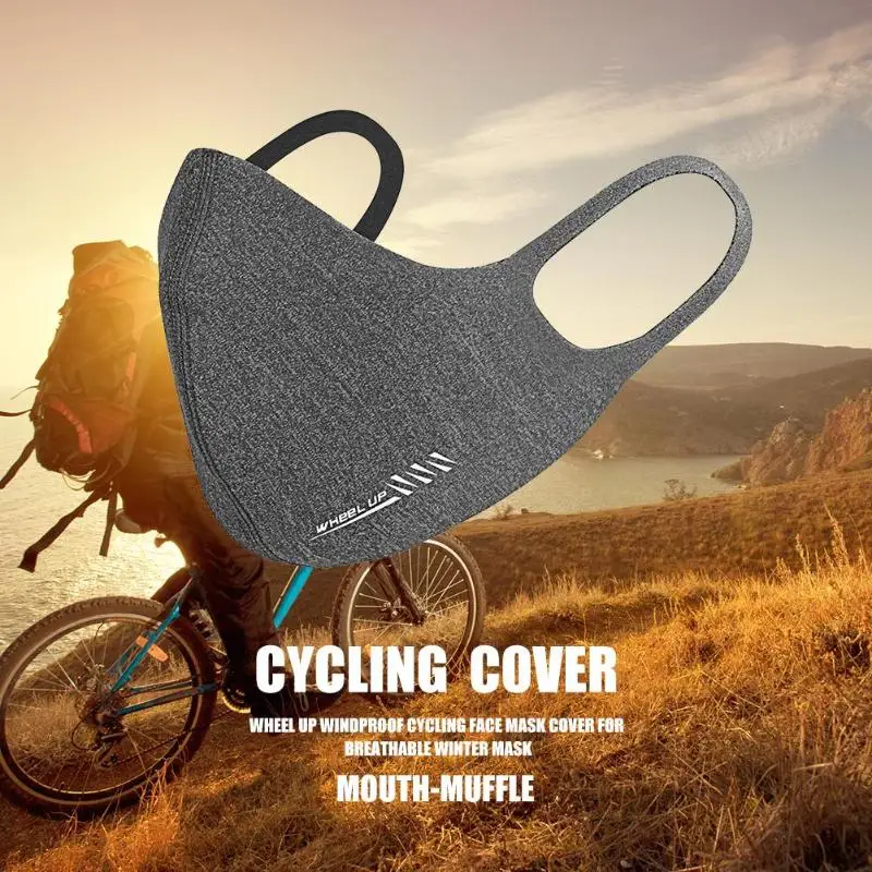 

Windproof Cycling Face Mask Cover for Running Bike Bicycle Breathable Winter Protection Mouth-Muffle Mask Gray