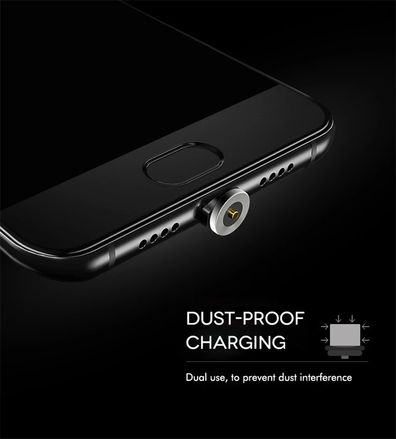 درجة المغناطيسي كابل شحن ل فون X XS سريع شحن المصغّر usb نوع C البيانات USB-C كابل ل شاحن هاتف محمول يعمل بنظام تشغيل أندرويد كابلات