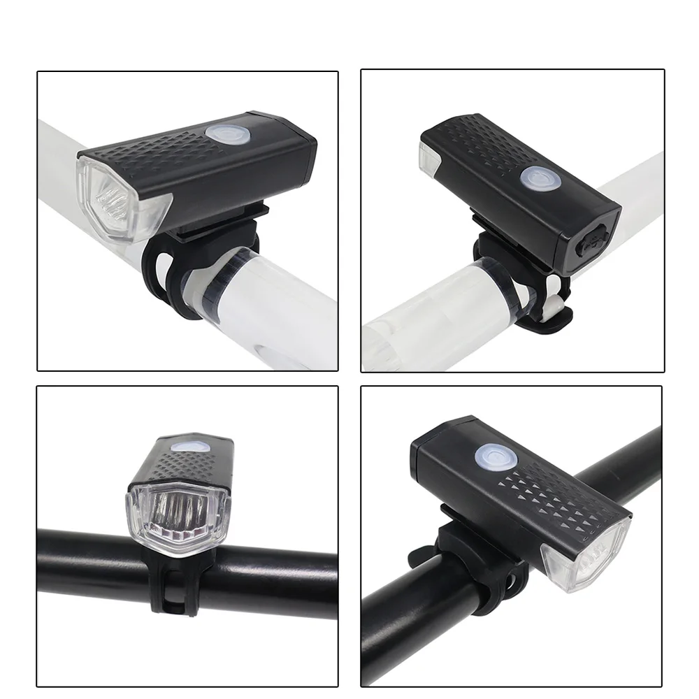 Велосипедный фонарь перезаряжаемый через USB 300 люмен 3 режима велосипедный