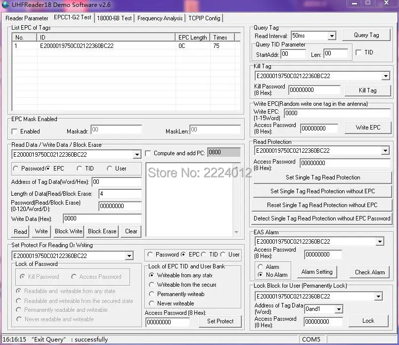 NEW ISO18000 860Mhz~960Mhz UHF RFID ISO 18000 6C 6B Reader Writer for 18000-6B 18000-6C copier cloner EPC GEN2 with SDK Kit