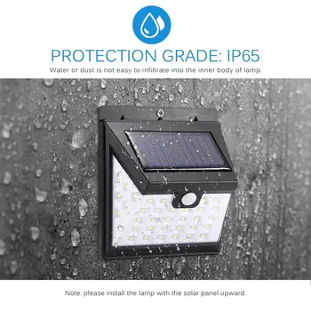 

1/2/4pcs 40 LED Solar Power Lamp PIR Motion Sensor Wall Light Outdoor Waterproof Energy Saving Street Garden Yard Security Lamp