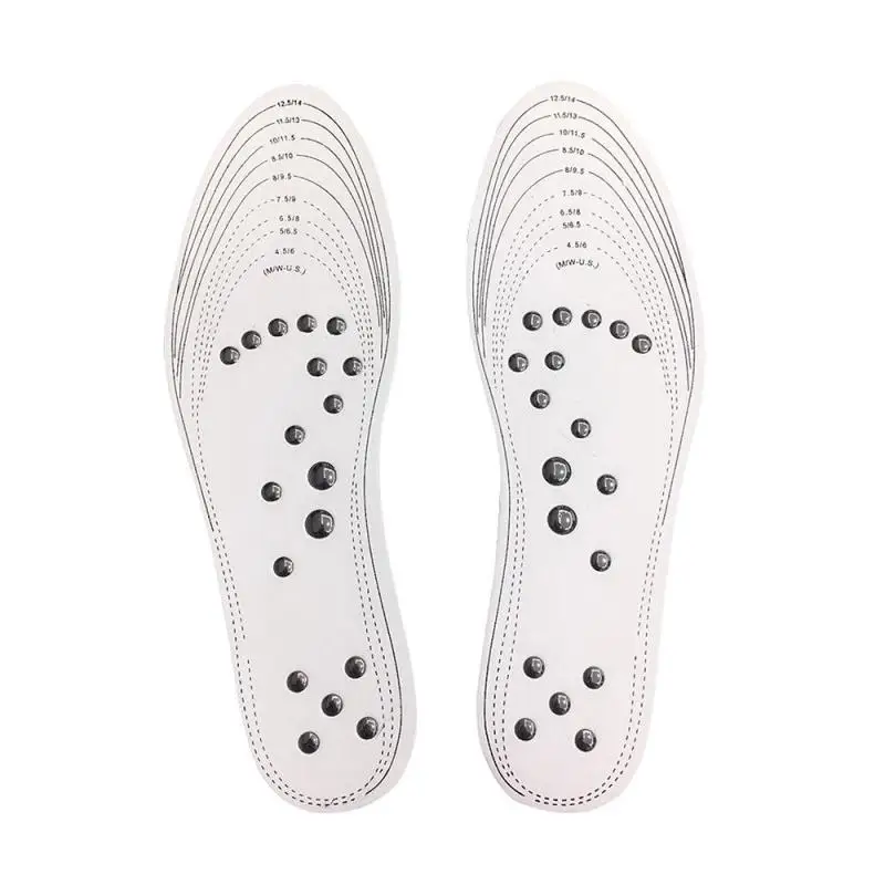1pair New Hot Acupressure Slimming Insoles Foot Massager Magnetic Therapy Weight Loss Feet Massage relax Insole health care C2 |