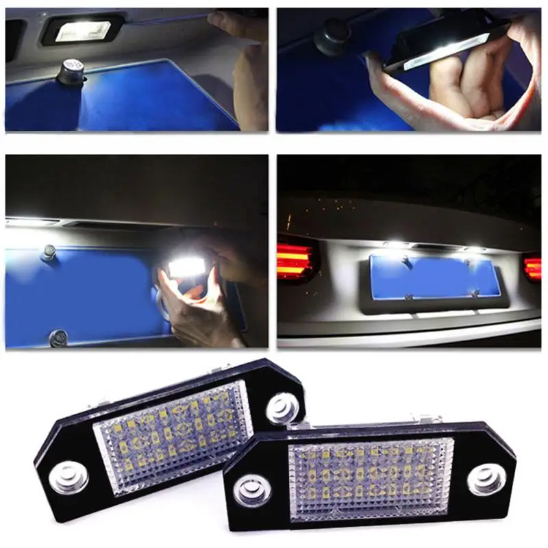 1 х Автомобильный 12 В 24 светодиодный светильник внешние светильники номерной знак светильник автомобильная лампа для Ford Focus