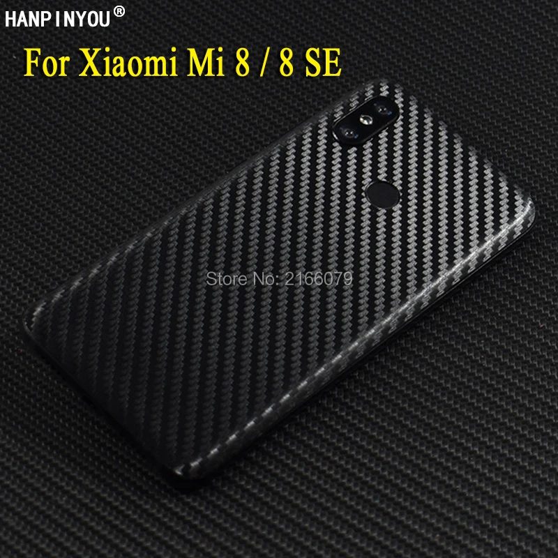 Для Xiaomi Mi8 6 21 &quotНовая наклейка на заднюю панель 3D из углеродного волокна защитная