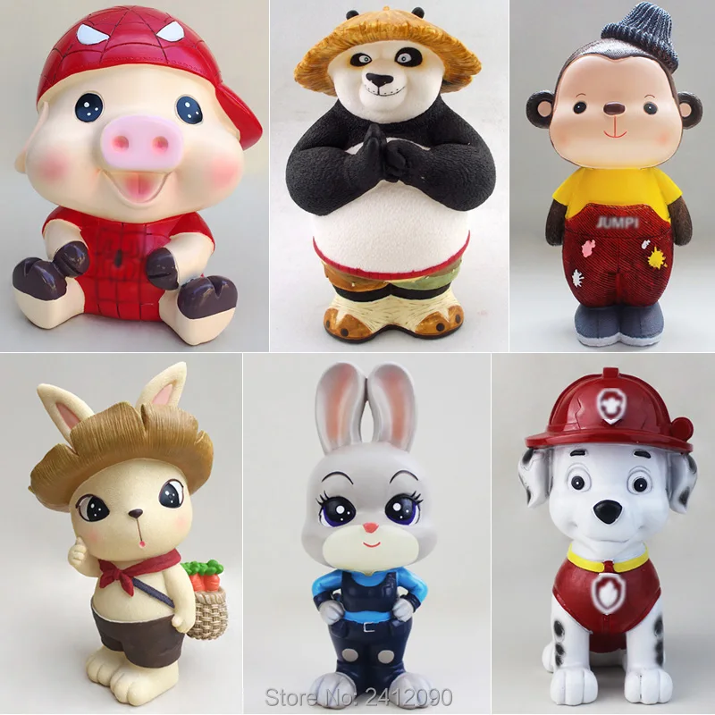

Anime dolls silicone molds for gypsum pig dog rubber moulds gypsum statue model DIY plaster figurines christmas decorative mould