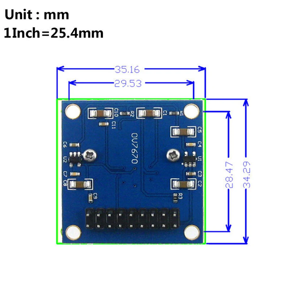 Для модуля Arduino CMOS 640X480 SCCB W/igc интерфейс для VGA OV7670 CMOS объектив модуля камеры