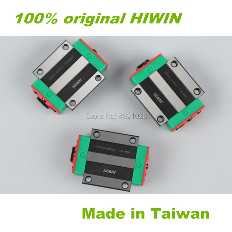 US $187.15 2 Pcs Linear Guide Rail 100 Original HIWIN HGR251100 1200 1500 Mm With 4pcs Linear Carriage HGW25CA