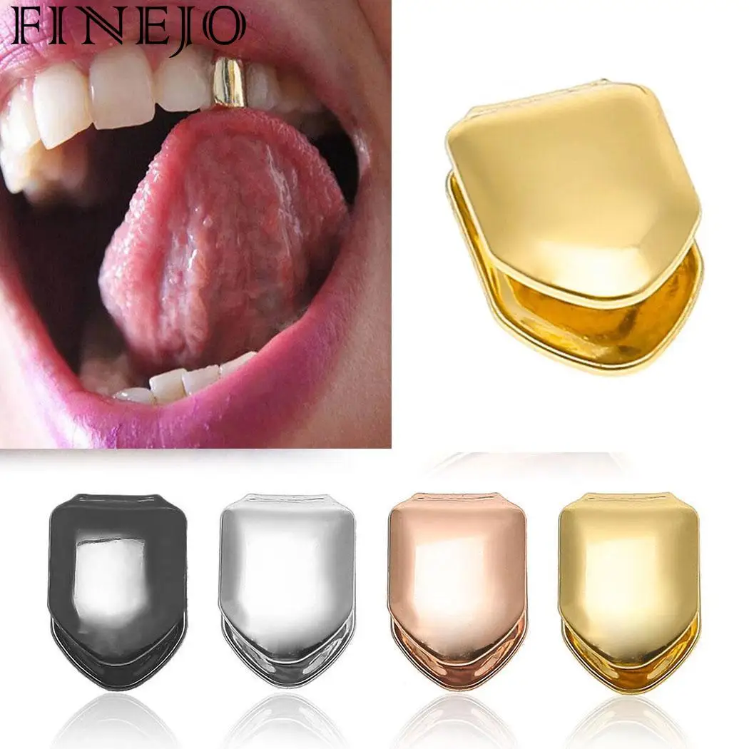 

Single Cap Small Removable clean Hop Hip Teeth Easy Canine Grillz Tooth use Plain and Grill to Unisex