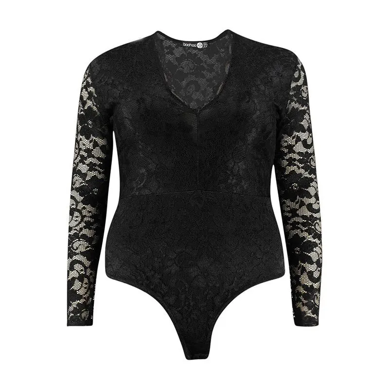 HDY Haoduoyi 2019 Plus Size Summer Women Sexy V-Neck Long Romper Big Large Size Lace Patchwork Skinny Jumpsuit 3XL 4XL 5XL 6XL HDY Haoduoyi 2019 Plus Size Summer Women Sexy V-Neck Long Romper Big Large Size Lace Patchwork Skinny Jumpsuit 3XL 4XL 5XL 6XL
