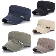 Мужская и женская Солнцезащитная шляпа, армейская Военная Кепка, кадетский патруль, регулируемая, обычная, с американским корпусом