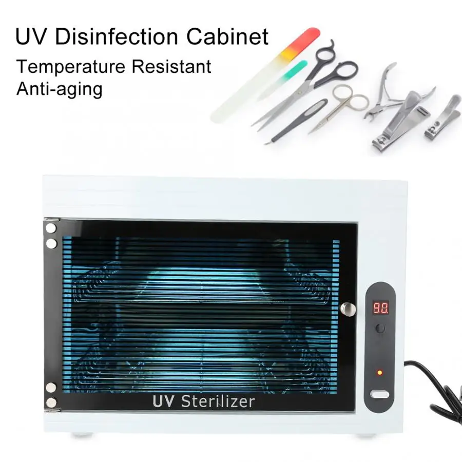 

Nail Art Manicure Tools UV Disinfection Cabinet Scissors Towel Nail Tools Sterilizer Equipment Nails Accessoires