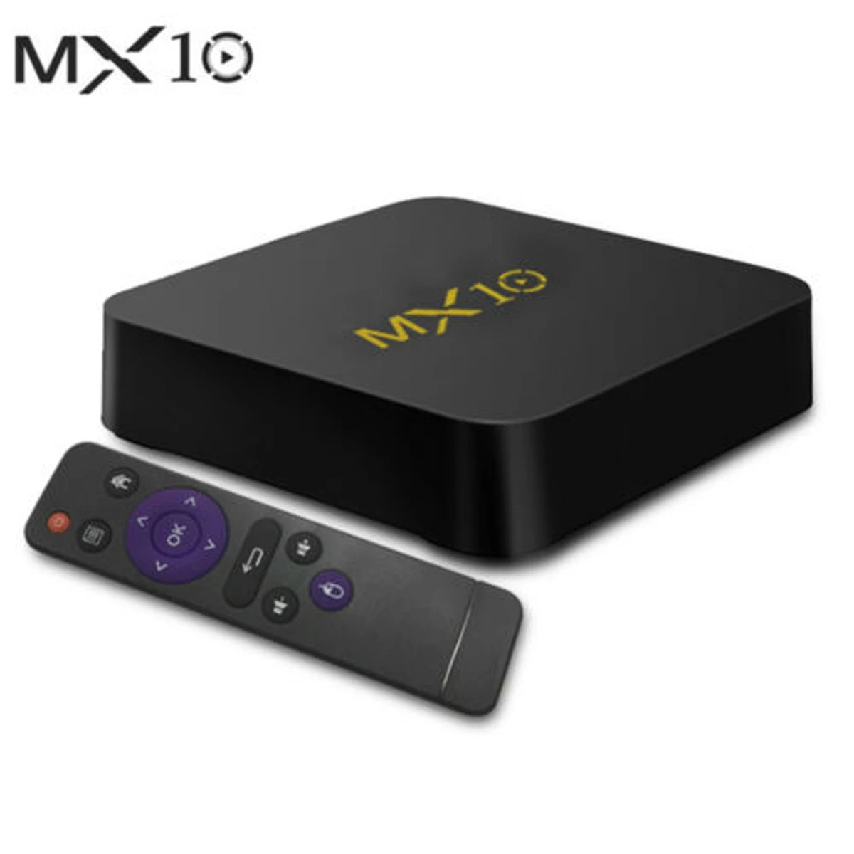 MX10 Android 8.1 Smart TV Box RK3328 Quad Core 4GB 32GB HD WiFi 4K Intelligent Network Media Player