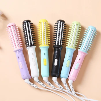 

100pcs At Fashion Mini curling iron electric small Hair straightening curling iron set Cute Flat Irons Travel hair tools