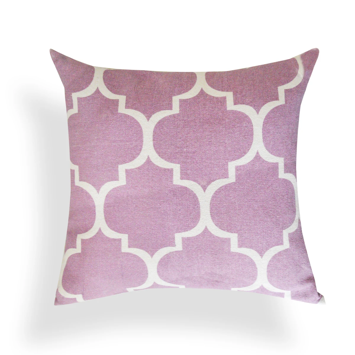 A1HC чертополох печатных Ogee Ikat фиолетовый хлопковая подушка для дивана 18 &quotx 18&quot |