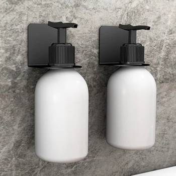 

Houmaid Bathroom Hardware Stainless Steel Liquid Soap Dispensers Shower Room Wall Mounted Storage Rack Viscose Holder Kitchen