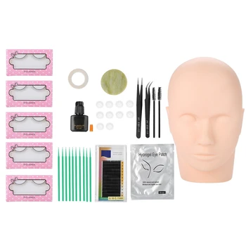 

11pcs/15pcs/Set Eyelashes Extension Kit Grafting False Eyelashes Tweezers Cleaning Rods Glue Makeup Tool Kits bc