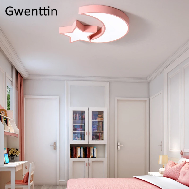 

Modern Dimmable Led Ceiling Lights Moon Star Ceiling Lamps Nordic Home Decor Living Room Light Bedroom Light Fixtures Luminarias