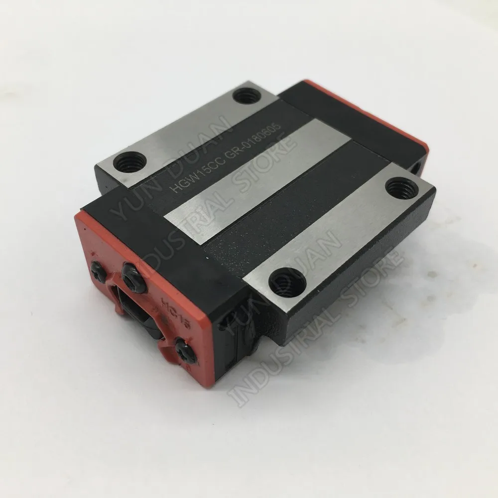 

HGW15CC Slider Block Flange Guide Linear Carriage for HGR15 Linear Railway 15mm width guide Replace HIWIN CNC