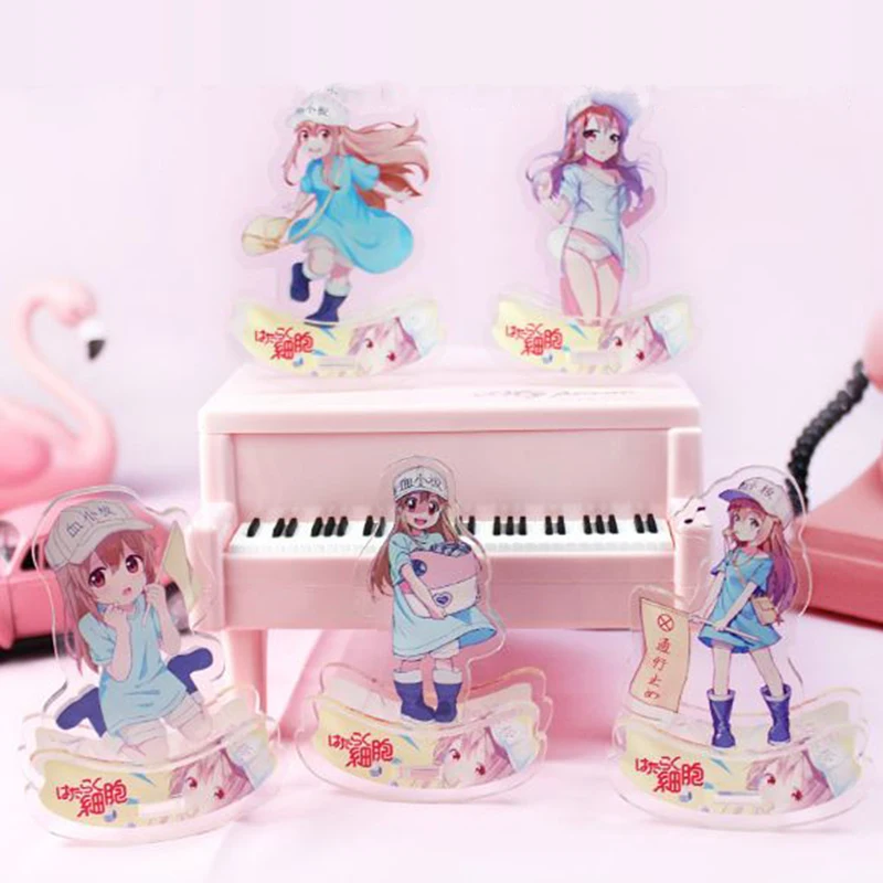 

1 Pc Lovely Anime Cells At Work Acrylic Tumbler Figure Toy Acrylic Stand Action Figure Model