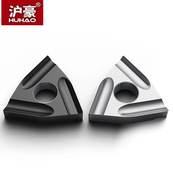 

HUHAO 1 pc CNC Blade WNMG080404/08 Stainless Steel Cutter Head Cermet Lathe Cutter Grain Outer Circle Inner Hole Turning Tool