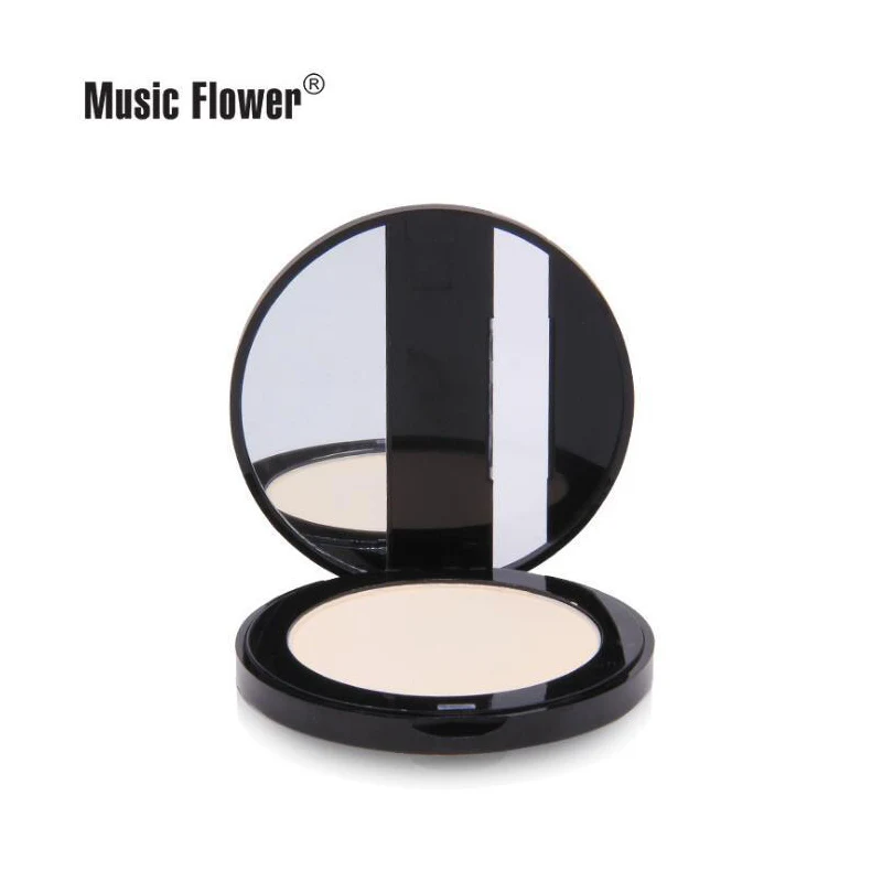 

Music Flower Mineral Pressed Powder Palette Makeup Press Powder Contour Compact Concealer Face Base Oil-control Silky Texture