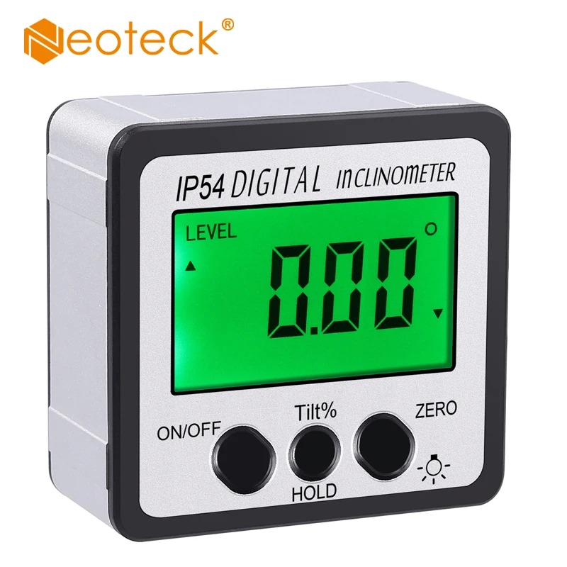 Neoteck Digital Angle Gage Level Protractor Bevel Gauge Angle