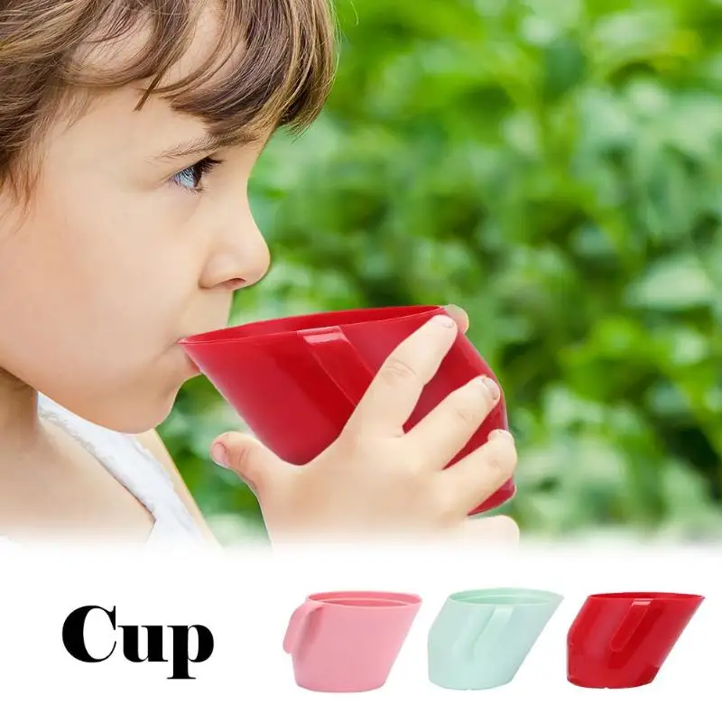 Детская изоляционная косая чашка для рта герметичные Детские Обучающие чашки для питья в стиральной машине устойчивые детские чашки для питья для маленьких детей