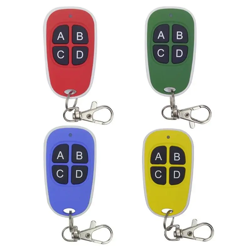 

Universal 433MHz Remote Control Wireless 4 Keys Copy Cloning Garage Door Remote Control Duplicator Key for PT/SC/LX/HX/HT