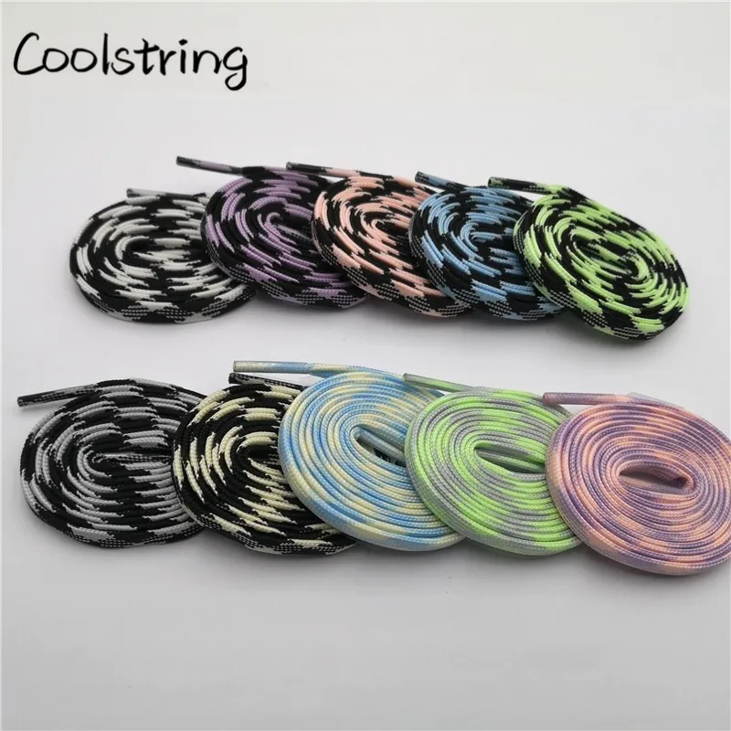 Coolstring Trend Personality Sport Flat Glow In The Dark Shoelaces Men Women Night Luminous Shoe Laces For Sneakers Canvas Shoes