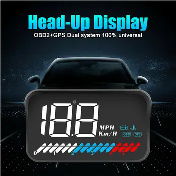 

auto - digital - tacho head - up display (mph / km müde alarmanlage