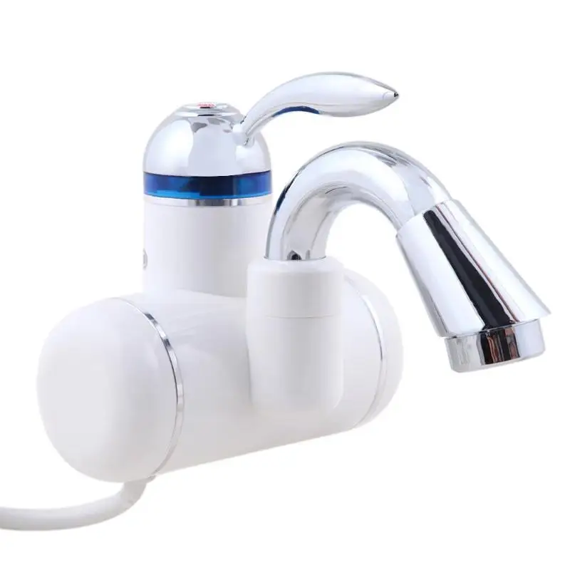 

3KW Electric Instant Water Heater Tap Instantaneous Electric Hot Water Tankless Heating Bathroom Kitchen Faucet Accessories E5M1