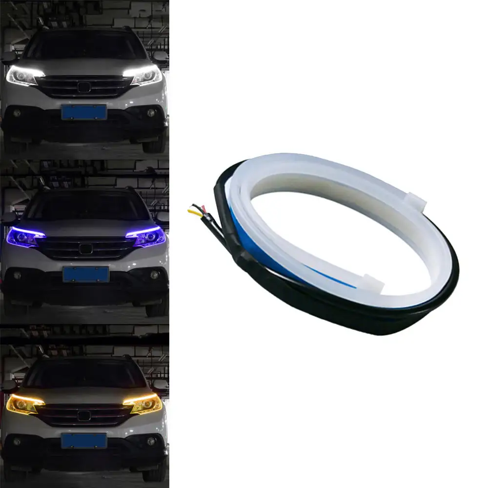 Ультратонкие дневные ходовые огни DRL 30/45 см гибкая мягкая трубка направляющая