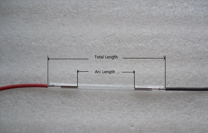 Лучшее качество ксеноновая лампа диаметр 8 мм длина дуги 140 мм OVL 280 мм ЧПУ лазерный резак